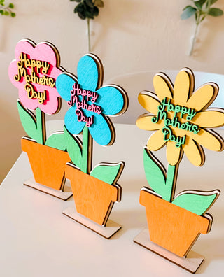 Mother's Day Flower Pot DIY Paint Kit